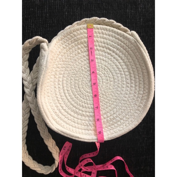 URBAN Spring/Summer Round Bag in Cream Canvas - Picture 4 of 5